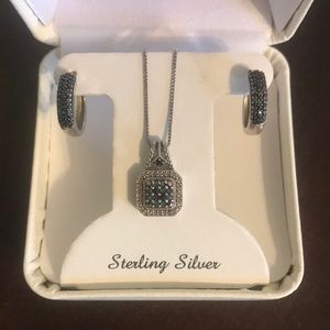 earrings and matching necklace